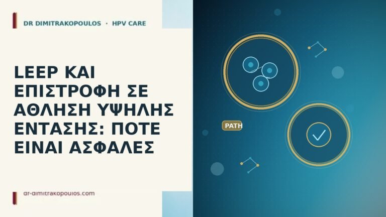 LEEP επιστροφη αθληση υψηλης εντασης