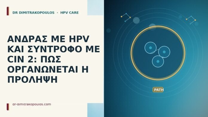 ΑΝΔΡΑΣ ΜΕ HPV ΚΑΙ ΣΥΝΤΡΟΦΟ ΜΕ CIN 2: ΠΩΣ ΟΡΓΑΝΩΝΕΤΑΙ Η ΠΡΟΛΗΨΗ ανδρας HPV συντροφος CIN 2 προληψη