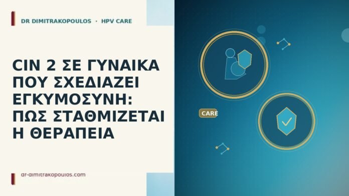 CIN 2 σχεδιαζει εγκυμοσυνη σταθμιση θεραπειας