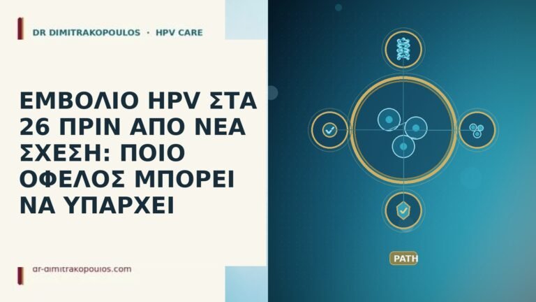 εμβολιο HPV ηλικια 26 νεα σχεση οφελος