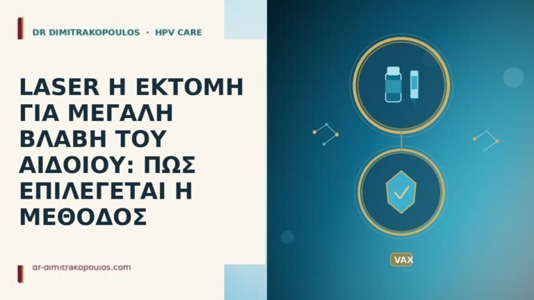 laser η εκτομη μεγαλη βλαβη αιδοιο επιλογη μεθοδου