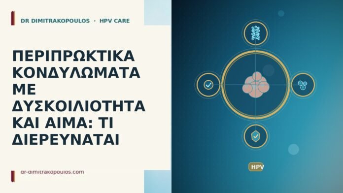 περιπρωκτικα κονδυλωματα δυσκοιλιοτητα αιμα διερευνηση