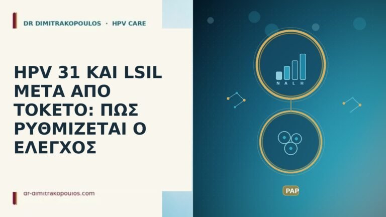 hpv 31 και lsil μετα απο τοκετο πως ρυθμιζεται