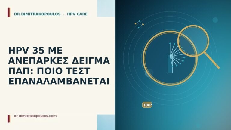 hpv 35 με ανεπαρκες δειγμα παπ ποιο τεστ επαναλαμβανεται