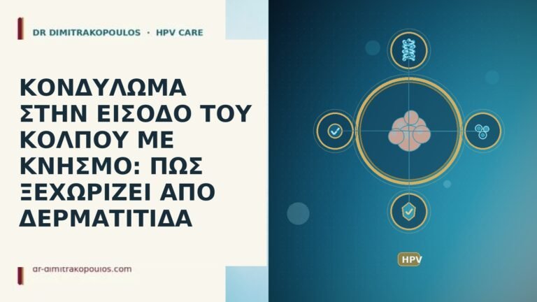 κονδυλωμα στην εισοδο του κολπου με κνησμο πως ξεχωριζει