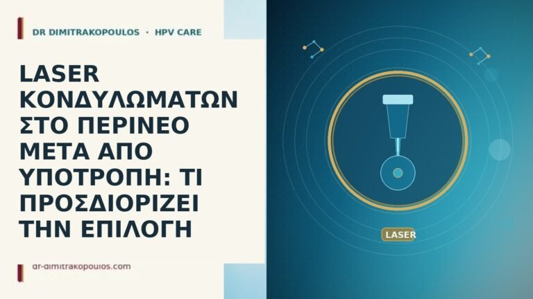 laser κονδυλωματων στο περινεο μετα απο υποτροπη τι προσδιοριζει