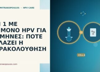 CIN 1 ΜΕ ΕΠΙΜΟΝΟ HPV ΓΙΑ 24 ΜΗΝΕΣ: ΠΟΤΕ ΑΛΛΑΖΕΙ Η ΠΑΡΑΚΟΛΟΥΘΗΣΗ CIN 1 ΜΕ ΕΠΙΜΟΝΟ HPV ΓΙΑ 24 ΜΗΝΕΣ: ΠΟΤΕ ΑΛΛΑΖΕΙ