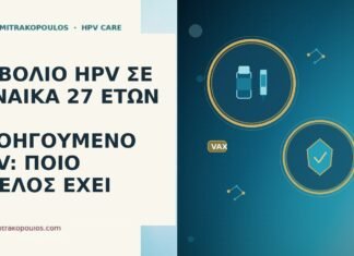 ΕΜΒΟΛΙΟ HPV ΣΕ ΓΥΝΑΙΚΑ 27 ΕΤΩΝ ΜΕ ΠΡΟΗΓΟΥΜΕΝΟ HPV: ΠΟΙΟ ΟΦΕΛΟΣ ΕΧΕΙ ΕΜΒΟΛΙΟ HPV ΣΕ ΓΥΝΑΙΚΑ 27 ΕΤΩΝ ΜΕ ΠΡΟΗΓΟΥΜΕΝΟ HPV: ΠΟΙΟ