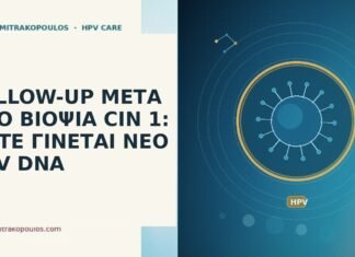 FOLLOW-UP ΜΕΤΑ ΑΠΟ ΒΙΟΨΙΑ CIN 1: ΠΟΤΕ ΓΙΝΕΤΑΙ ΝΕΟ HPV