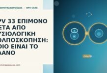 HPV 33 ΕΠΙΜΟΝΟ ΜΕΤΑ ΑΠΟ ΦΥΣΙΟΛΟΓΙΚΗ ΚΟΛΠΟΣΚΟΠΗΣΗ: ΠΟΙΟ ΕΙΝΑΙ ΤΟ