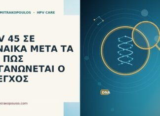HPV 45 ΣΕ ΓΥΝΑΙΚΑ ΜΕΤΑ ΤΑ 60: ΠΩΣ ΟΡΓΑΝΩΝΕΤΑΙ Ο