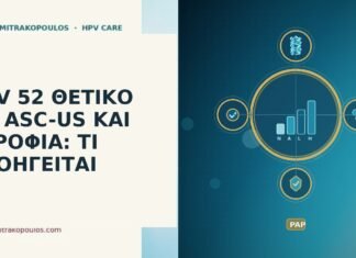 HPV 52 ΘΕΤΙΚΟ ΜΕ ASC-US ΚΑΙ ΑΤΡΟΦΙΑ: ΤΙ ΠΡΟΗΓΕΙΤΑΙ