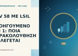 HPV 58 ΜΕ LSIL ΚΑΙ ΠΡΟΗΓΟΥΜΕΝΟ CIN 1: ΠΟΙΑ ΠΑΡΑΚΟΛΟΥΘΗΣΗ