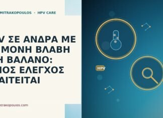 HPV ΣΕ ΑΝΔΡΑ ΜΕ ΕΠΙΜΟΝΗ ΒΛΑΒΗ ΣΤΗ ΒΑΛΑΝΟ: ΠΟΙΟΣ ΕΛΕΓΧΟΣ