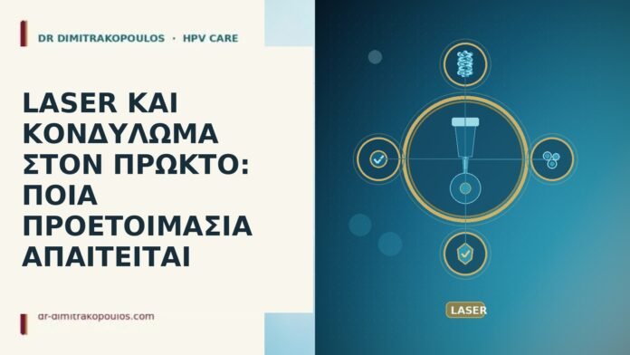 LASER ΚΑΙ ΚΟΝΔΥΛΩΜΑ ΣΤΟΝ ΠΡΩΚΤΟ: ΠΟΙΑ ΠΡΟΕΤΟΙΜΑΣΙΑ ΑΠΑΙΤΕΙΤΑΙ LASER ΚΑΙ ΚΟΝΔΥΛΩΜΑ ΣΤΟΝ ΠΡΩΚΤΟ: ΠΟΙΑ ΠΡΟΕΤΟΙΜΑΣΙΑ ΑΠΑΙΤΕΙΤΑΙ