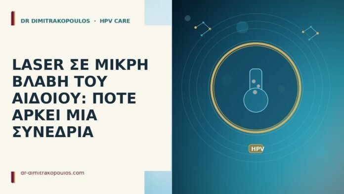 LASER ΣΕ ΜΙΚΡΗ ΒΛΑΒΗ ΤΟΥ ΑΙΔΟΙΟΥ: ΠΟΤΕ ΑΡΚΕΙ ΜΙΑ ΣΥΝΕΔΡΙΑ LASER ΣΕ ΜΙΚΡΗ ΒΛΑΒΗ ΤΟΥ ΑΙΔΟΙΟΥ: ΠΟΤΕ ΑΡΚΕΙ ΜΙΑ ΣΥΝΕΔΡΙΑ