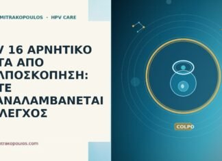 HPV 16 ΑΡΝΗΤΙΚΟ ΜΕΤΑ ΑΠΟ ΚΟΛΠΟΣΚΟΠΗΣΗ: ΠΟΤΕ ΕΠΑΝΑΛΑΜΒΑΝΕΤΑΙ Ο ΕΛΕΓΧΟΣ