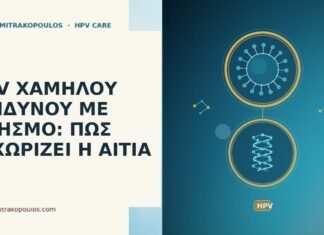 HPV ΧΑΜΗΛΟΥ ΚΙΝΔΥΝΟΥ ΜΕ ΚΝΗΣΜΟ: ΠΩΣ ΞΕΧΩΡΙΖΕΙ Η ΑΙΤΙΑ