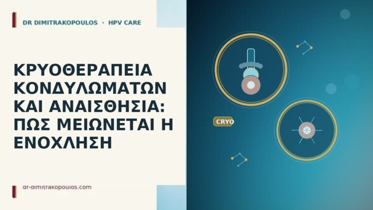 ΚΡΥΟΘΕΡΑΠΕΙΑ ΚΟΝΔΥΛΩΜΑΤΩΝ ΚΑΙ ΑΝΑΙΣΘΗΣΙΑ: ΠΩΣ ΜΕΙΩΝΕΤΑΙ Η ΕΝΟΧΛΗΣΗ