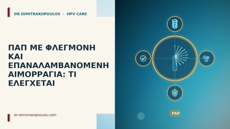 ΠΑΠ ΜΕ ΦΛΕΓΜΟΝΗ ΚΑΙ ΕΠΑΝΑΛΑΜΒΑΝΟΜΕΝΗ ΑΙΜΟΡΡΑΓΙΑ: ΤΙ ΕΛΕΓΧΕΤΑΙ
