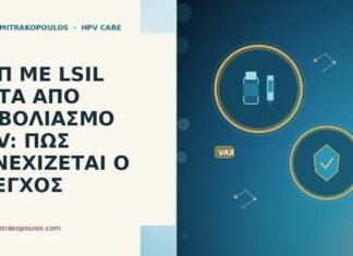 ΠΑΠ ΜΕ LSIL ΜΕΤΑ ΑΠΟ ΕΜΒΟΛΙΑΣΜΟ HPV: ΠΩΣ ΣΥΝΕΧΙΖΕΤΑΙ Ο