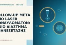 FOLLOW-UP ΜΕΤΑ ΑΠΟ LASER ΚΟΝΔΥΛΩΜΑΤΩΝ: ΠΟΙΟ ΔΙΑΣΤΗΜΑ ΕΠΑΝΕΞΕΤΑΣΗΣ