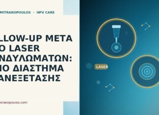 FOLLOW-UP ΜΕΤΑ ΑΠΟ LASER ΚΟΝΔΥΛΩΜΑΤΩΝ: ΠΟΙΟ ΔΙΑΣΤΗΜΑ ΕΠΑΝΕΞΕΤΑΣΗΣ