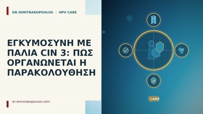 ΕΓΚΥΜΟΣΥΝΗ ΜΕ ΠΑΛΙΑ CIN 3: ΠΩΣ ΟΡΓΑΝΩΝΕΤΑΙ Η ΠΑΡΑΚΟΛΟΥΘΗΣΗ ΕΓΚΥΜΟΣΥΝΗ ΜΕ ΠΑΛΙΑ CIN 3: ΠΩΣ ΟΡΓΑΝΩΝΕΤΑΙ Η ΠΑΡΑΚΟΛΟΥΘΗΣΗ
