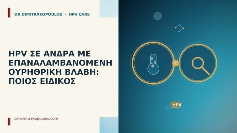 HPV ΣΕ ΑΝΔΡΑ ΜΕ ΕΠΑΝΑΛΑΜΒΑΝΟΜΕΝΗ ΟΥΡΗΘΡΙΚΗ ΒΛΑΒΗ: ΠΟΙΟΣ ΕΙΔΙΚΟΣ