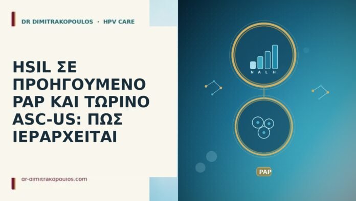 HSIL ΣΕ ΠΡΟΗΓΟΥΜΕΝΟ PAP ΚΑΙ ΤΩΡΙΝΟ ASC-US: ΠΩΣ ΙΕΡΑΡΧΕΙΤΑΙ