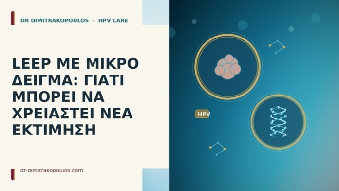 LEEP ΜΕ ΜΙΚΡΟ ΔΕΙΓΜΑ: ΓΙΑΤΙ ΜΠΟΡΕΙ ΝΑ ΧΡΕΙΑΣΤΕΙ ΝΕΑ ΕΚΤΙΜΗΣΗ LEEP ΜΕ ΜΙΚΡΟ ΔΕΙΓΜΑ: ΓΙΑΤΙ ΜΠΟΡΕΙ ΝΑ ΧΡΕΙΑΣΤΕΙ ΝΕΑ ΕΚΤΙΜΗΣΗ