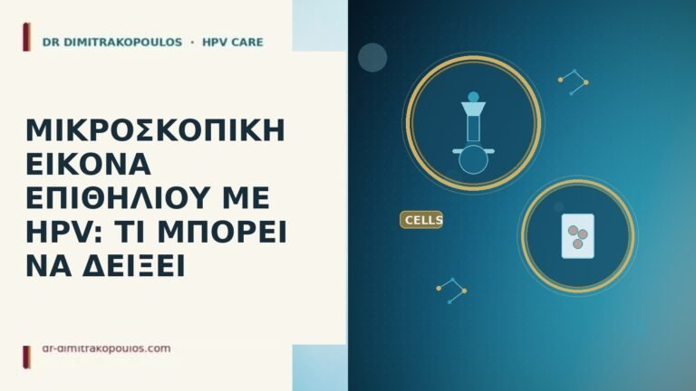 ΜΙΚΡΟΣΚΟΠΙΚΗ ΕΙΚΟΝΑ ΕΠΙΘΗΛΙΟΥ ΜΕ HPV: ΤΙ ΜΠΟΡΕΙ ΝΑ ΔΕΙΞΕΙ