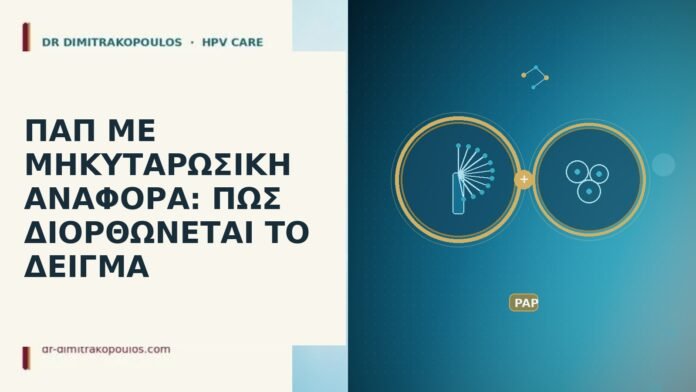 ΠΑΠ ΜΕ ΜΗΚΥΤΑΡΩΣΙΚΗ ΑΝΑΦΟΡΑ: ΠΩΣ ΔΙΟΡΘΩΝΕΤΑΙ ΤΟ ΔΕΙΓΜΑ ΠΑΠ ΜΕ ΜΗΚΥΤΑΡΩΣΙΚΗ ΑΝΑΦΟΡΑ: ΠΩΣ ΔΙΟΡΘΩΝΕΤΑΙ ΤΟ ΔΕΙΓΜΑ