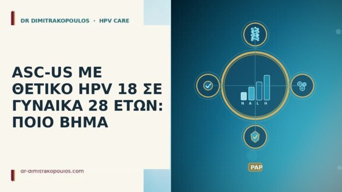ASC-US ΜΕ ΘΕΤΙΚΟ HPV 18 ΣΕ ΓΥΝΑΙΚΑ 28 ΕΤΩΝ: ΠΟΙΟ