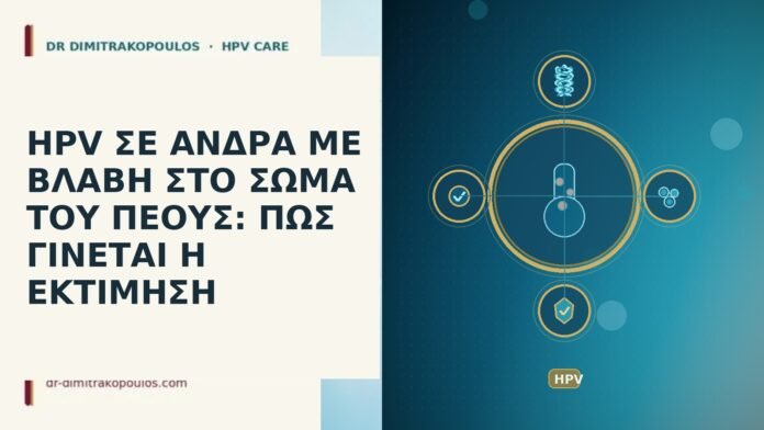 HPV ΣΕ ΑΝΔΡΑ ΜΕ ΒΛΑΒΗ ΣΤΟ ΣΩΜΑ ΤΟΥ ΠΕΟΥΣ: ΠΩΣ ΓΙΝΕΤΑΙ Η ΕΚΤΙΜΗΣΗ HPV ΣΕ ΑΝΔΡΑ ΜΕ ΒΛΑΒΗ ΣΤΟ ΣΩΜΑ ΤΟΥ ΠΕΟΥΣ: ΠΩΣ