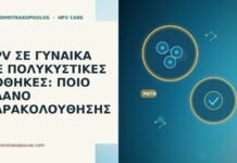 HPV ΣΕ ΓΥΝΑΙΚΑ ΜΕ ΠΟΛΥΚΥΣΤΙΚΕΣ ΩΟΘΗΚΕΣ: ΠΟΙΟ ΠΛΑΝΟ ΠΑΡΑΚΟΛΟΥΘΗΣΗΣ HPV ΣΕ ΓΥΝΑΙΚΑ ΜΕ ΠΟΛΥΚΥΣΤΙΚΕΣ ΩΟΘΗΚΕΣ: ΠΟΙΟ ΠΛΑΝΟ ΠΑΡΑΚΟΛΟΥΘΗΣΗΣ