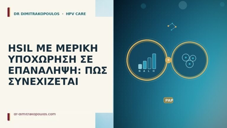 HSIL ΜΕ ΜΕΡΙΚΗ ΥΠΟΧΩΡΗΣΗ ΣΕ ΕΠΑΝΑΛΗΨΗ: ΠΩΣ ΣΥΝΕΧΙΖΕΤΑΙ