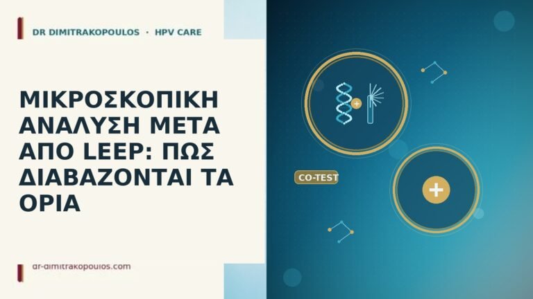 ΜΙΚΡΟΣΚΟΠΙΚΗ ΑΝΑΛΥΣΗ ΜΕΤΑ ΑΠΟ LEEP: ΠΩΣ ΔΙΑΒΑΖΟΝΤΑΙ ΤΑ ΟΡΙΑ