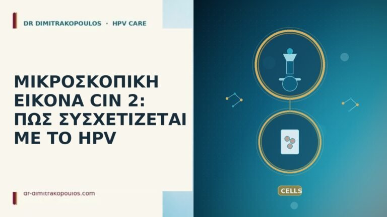 ΜΙΚΡΟΣΚΟΠΙΚΗ ΕΙΚΟΝΑ CIN 2: ΠΩΣ ΣΥΣΧΕΤΙΖΕΤΑΙ ΜΕ ΤΟ HPV