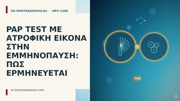PAP TEST ΜΕ ΑΤΡΟΦΙΚΗ ΕΙΚΟΝΑ ΣΤΗΝ ΕΜΜΗΝΟΠΑΥΣΗ: ΠΩΣ ΕΡΜΗΝΕΥΕΤΑΙ