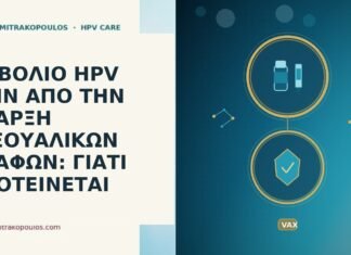 ΕΜΒΟΛΙΟ HPV ΠΡΙΝ ΑΠΟ ΤΗΝ ΕΝΑΡΞΗ ΣΕΞΟΥΑΛΙΚΩΝ ΕΠΑΦΩΝ: ΓΙΑΤΙ ΠΡΟΤΕΙΝΕΤΑΙ