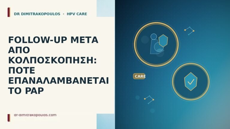 FOLLOW-UP ΜΕΤΑ ΑΠΟ ΚΟΛΠΟΣΚΟΠΗΣΗ: ΠΟΤΕ ΕΠΑΝΑΛΑΜΒΑΝΕΤΑΙ ΤΟ PAP