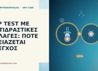PAP TEST ΜΕ ΑΝΤΙΔΡΑΣΤΙΚΕΣ ΑΛΛΑΓΕΣ: ΠΟΤΕ ΧΡΕΙΑΖΕΤΑΙ ΕΛΕΓΧΟΣ