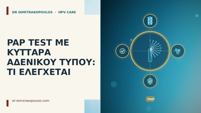 PAP TEST ΜΕ ΚΥΤΤΑΡΑ ΑΔΕΝΙΚΟΥ ΤΥΠΟΥ: ΤΙ ΕΛΕΓΧΕΤΑΙ PAP TEST ΜΕ ΚΥΤΤΑΡΑ ΑΔΕΝΙΚΟΥ ΤΥΠΟΥ: ΤΙ ΕΛΕΓΧΕΤΑΙ
