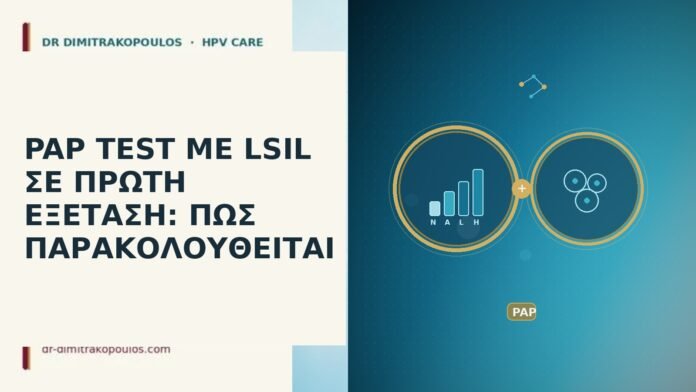 PAP TEST ΜΕ LSIL ΣΕ ΠΡΩΤΗ ΕΞΕΤΑΣΗ: ΠΩΣ ΠΑΡΑΚΟΛΟΥΘΕΙΤΑΙ