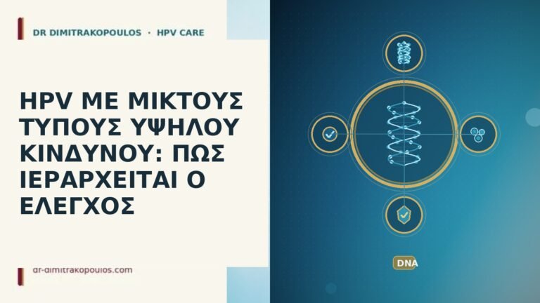 HPV ΜΕ ΜΙΚΤΟΥΣ ΤΥΠΟΥΣ ΥΨΗΛΟΥ ΚΙΝΔΥΝΟΥ: ΠΩΣ ΙΕΡΑΡΧΕΙΤΑΙ Ο ΕΛΕΓΧΟΣ