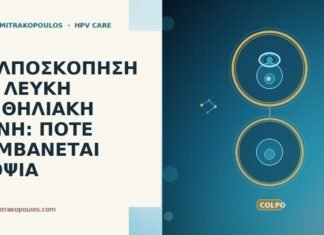 ΚΟΛΠΟΣΚΟΠΗΣΗ ΜΕ ΛΕΥΚΗ ΕΠΙΘΗΛΙΑΚΗ ΖΩΝΗ: ΠΟΤΕ ΛΑΜΒΑΝΕΤΑΙ ΒΙΟΨΙΑ