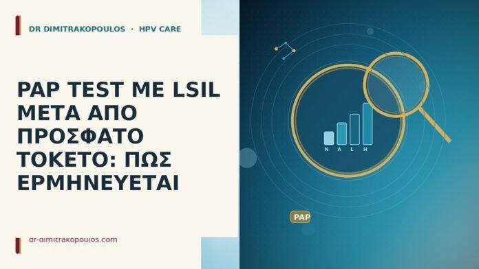 PAP TEST ΜΕ LSIL ΜΕΤΑ ΑΠΟ ΠΡΟΣΦΑΤΟ ΤΟΚΕΤΟ: ΠΩΣ ΕΡΜΗΝΕΥΕΤΑΙ