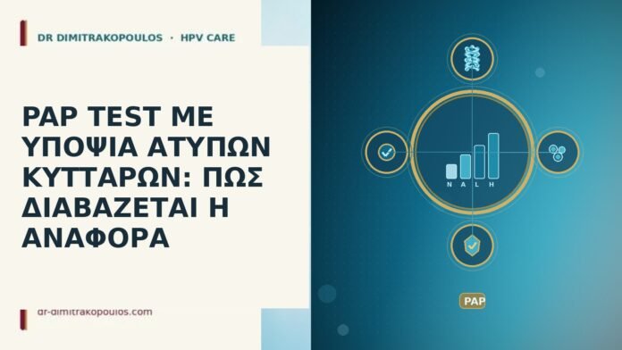 PAP TEST ΜΕ ΥΠΟΨΙΑ ΑΤΥΠΩΝ ΚΥΤΤΑΡΩΝ: ΠΩΣ ΔΙΑΒΑΖΕΤΑΙ Η ΑΝΑΦΟΡΑ PAP TEST ΜΕ ΥΠΟΨΙΑ ΑΤΥΠΩΝ ΚΥΤΤΑΡΩΝ: ΠΩΣ ΔΙΑΒΑΖΕΤΑΙ Η ΑΝΑΦΟΡΑ