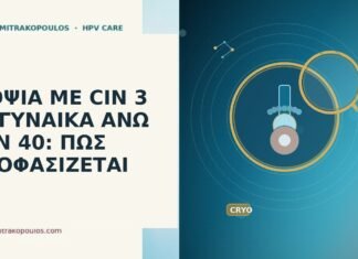 ΒΙΟΨΙΑ ΜΕ CIN 3 ΣΕ ΓΥΝΑΙΚΑ ΑΝΩ ΤΩΝ 40: ΠΩΣ ΑΠΟΦΑΣΙΖΕΤΑΙ ΒΙΟΨΙΑ ΜΕ CIN 3 ΣΕ ΓΥΝΑΙΚΑ ΑΝΩ ΤΩΝ 40: ΠΩΣ